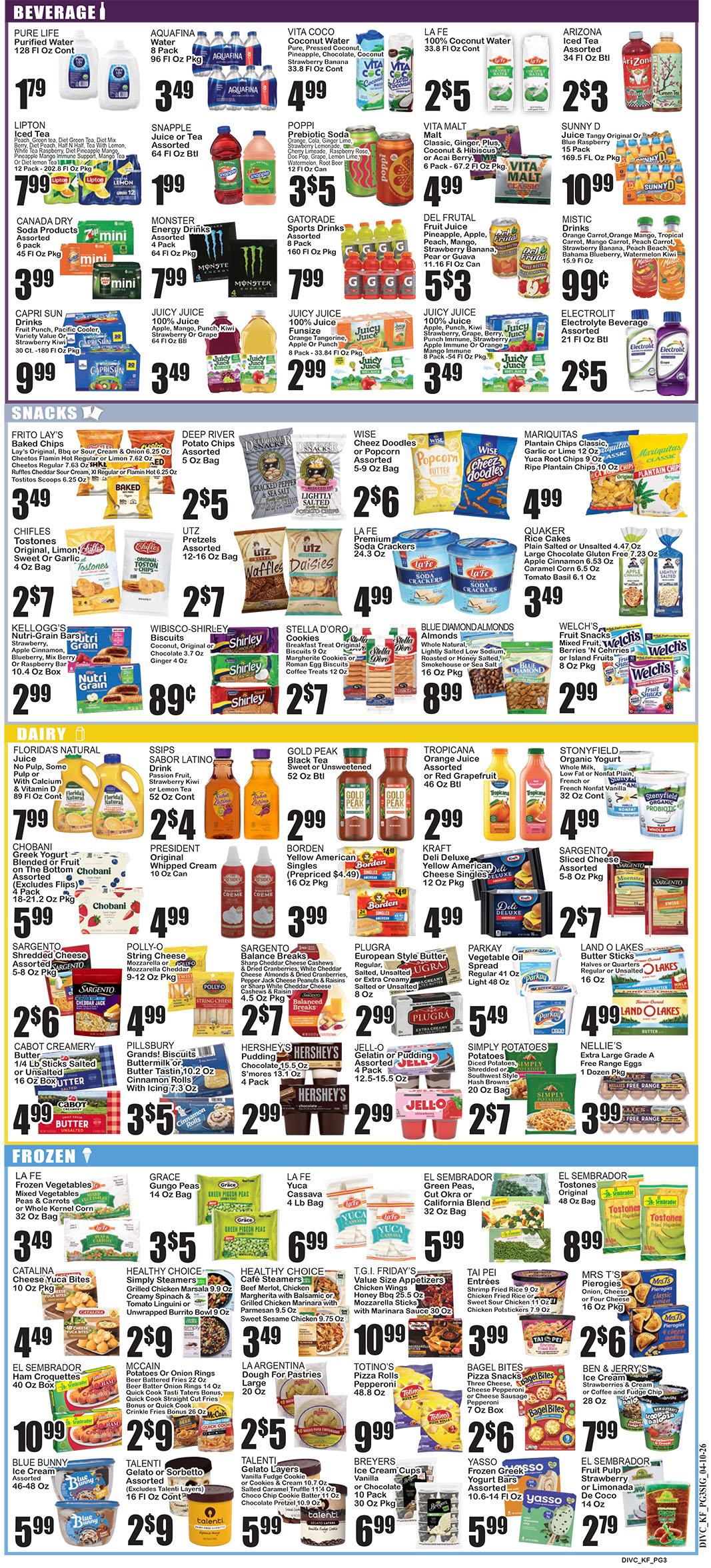 key food Weekly Specials Meat