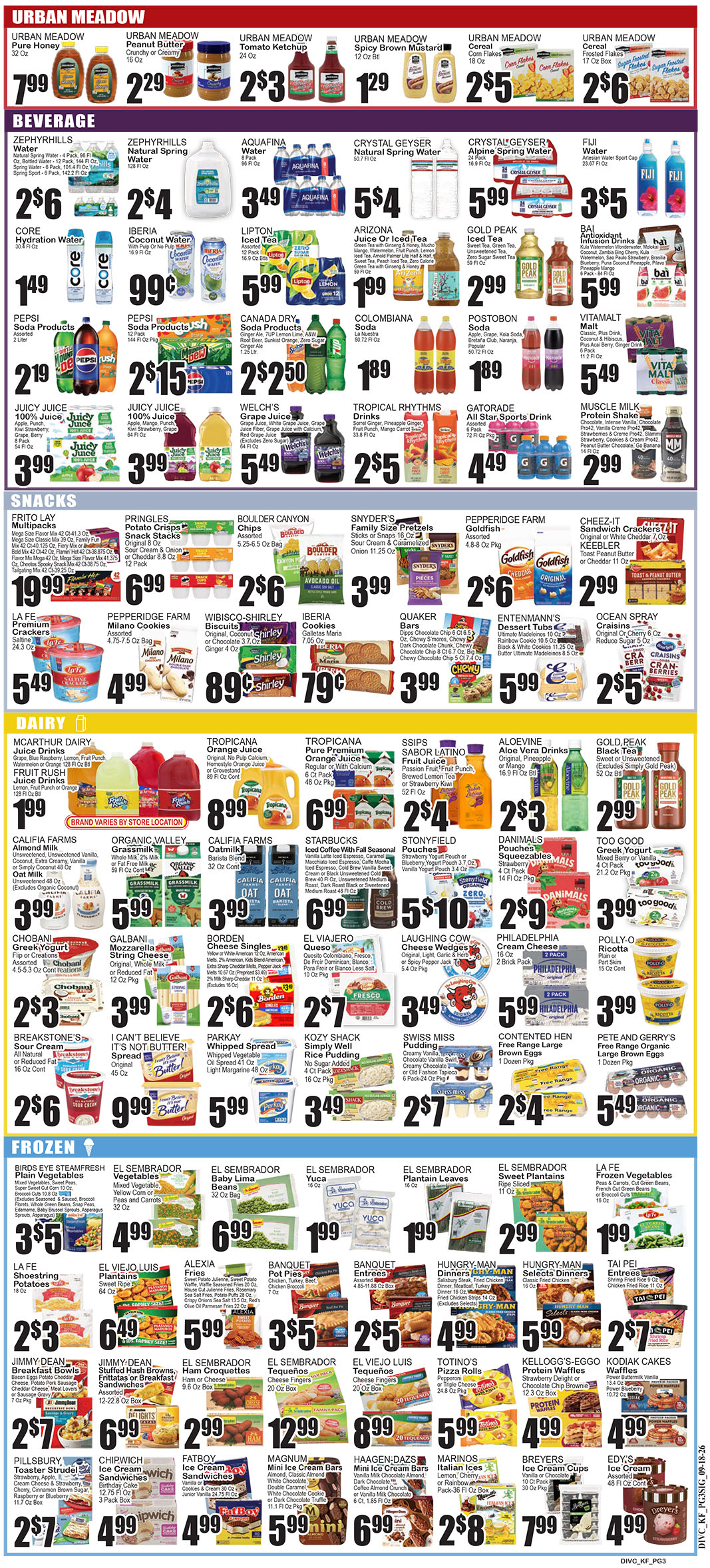 key food Weekly Specials Meat